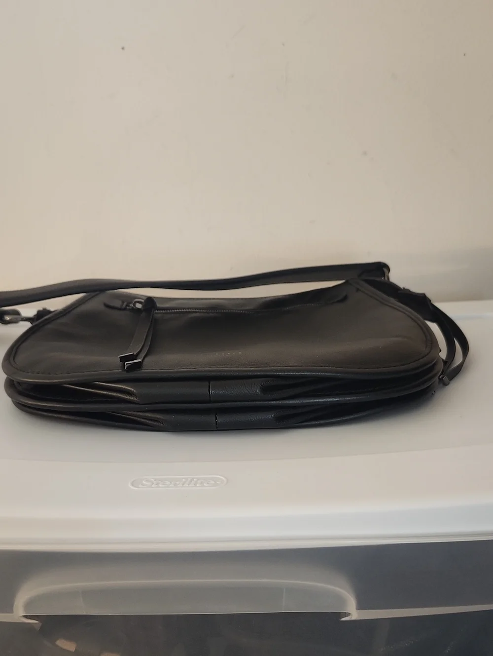 Ted Baker Crossbody/Saddle Bag w/Free Henri Bendel Cardholder/Keychain